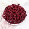 200PCS/Set Elastic Kids Basic Hair Bands Tie 3cm Dark Colors Headwear Don't Hurt Hair Headband Hair Accessories Holder