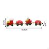 1/12 Dollhouse Mini Christmas Train Miniature Wood Model Wooden Toy for