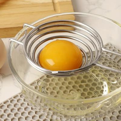 Egg White Separator Stainless Steel Tools Eggs Yolk Filter Gadgets Kitchen Accessories Separating Funnel Spoon Divider Utensils
