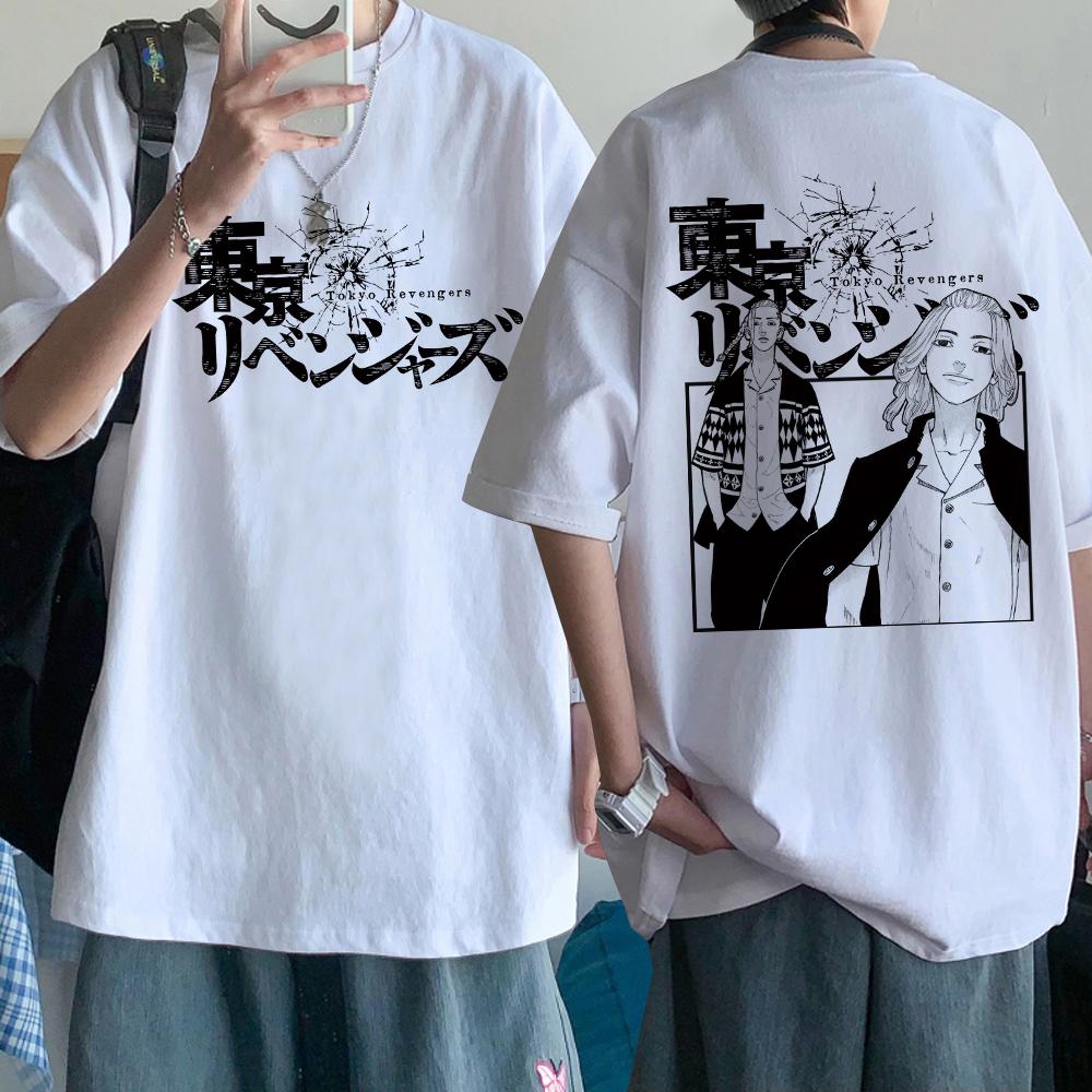 Japanese Anime Tokyo Revengers Manjiro Sano MIKEY Printed T-shirt Men Women Classic Tshirts Cotton Tee Harajuku Male T Shirt