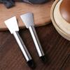 2Pcs Multifunctional Kitchen Cleaning Scraper Stainless Steel Metal Ice Thawing Scraper Quick Cleaning Heavy-Duty Snow Shovel