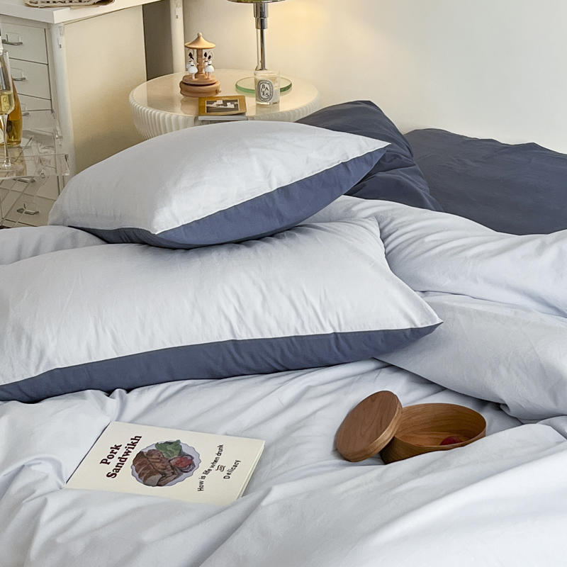 

1 пара наволочек из стираного хлопка 48*74 наволочки для кровати бытовые простые мягкие пылезащитные декоративные подушки чехлы Ins 480x740mm-1 pair