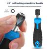 1/4inch Hex Screwdriver Handle Magnetic Screw Driver Bit Holder Self Locking Adapter For Screwdriver Bit Socket Wrench