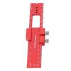 6 Inch Woodworking Ruler Adjustable Sliding Stop Aluminum Alloy Pocket Ruler for Marking Locating Measuring