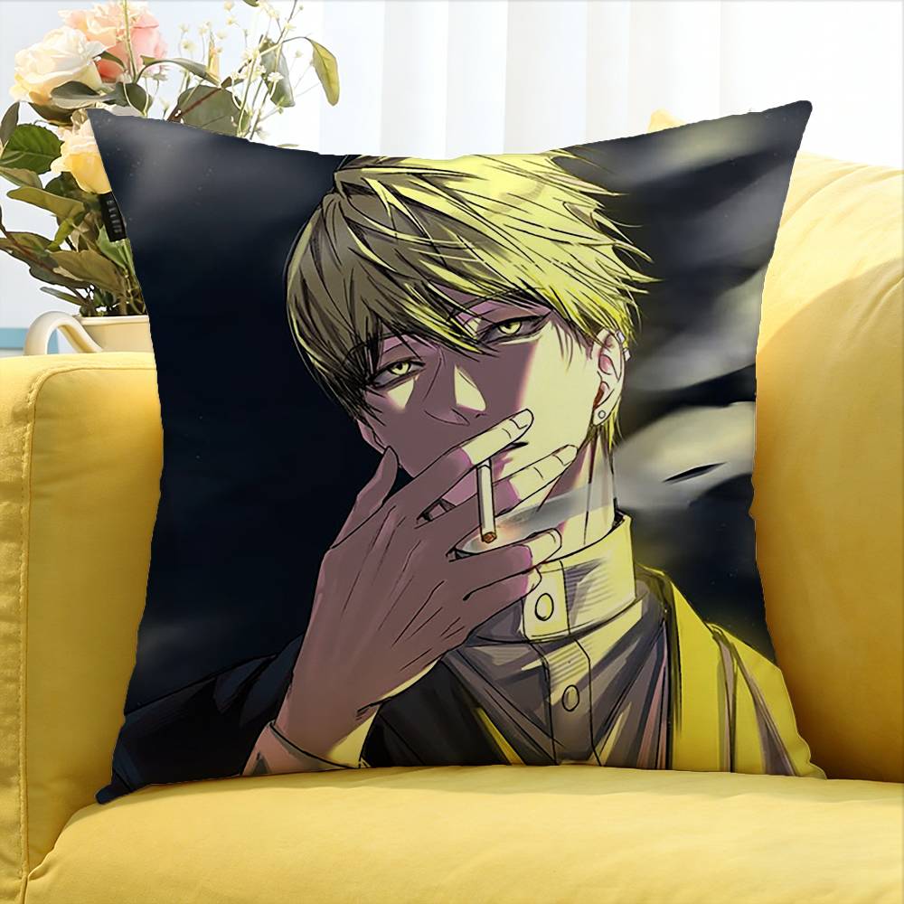 Zenin Naoya Various Sizes Square Pillow Case For Car Home Bedchamber Decor