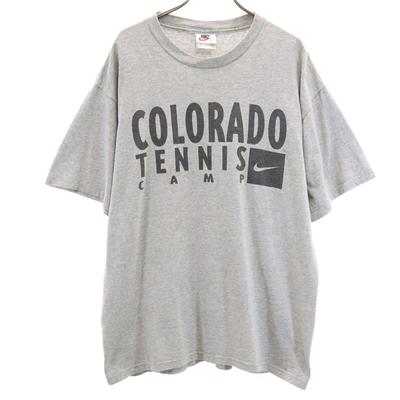 90er 00er Old White Tag Kurzarm T-Shirt M grau Herren Gebraucht