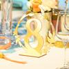 10Pcs Wedding Table Number Signs Premium Table Number Holders for Wedding Reception Party Restaurant Events