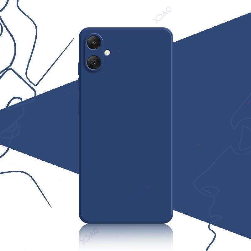 2025 Luxury Square Liquid Silicone Cases for Samsung Galaxy A06 4G 5G SamsungA06 360 Soft Shockproof Phone Cover Shield