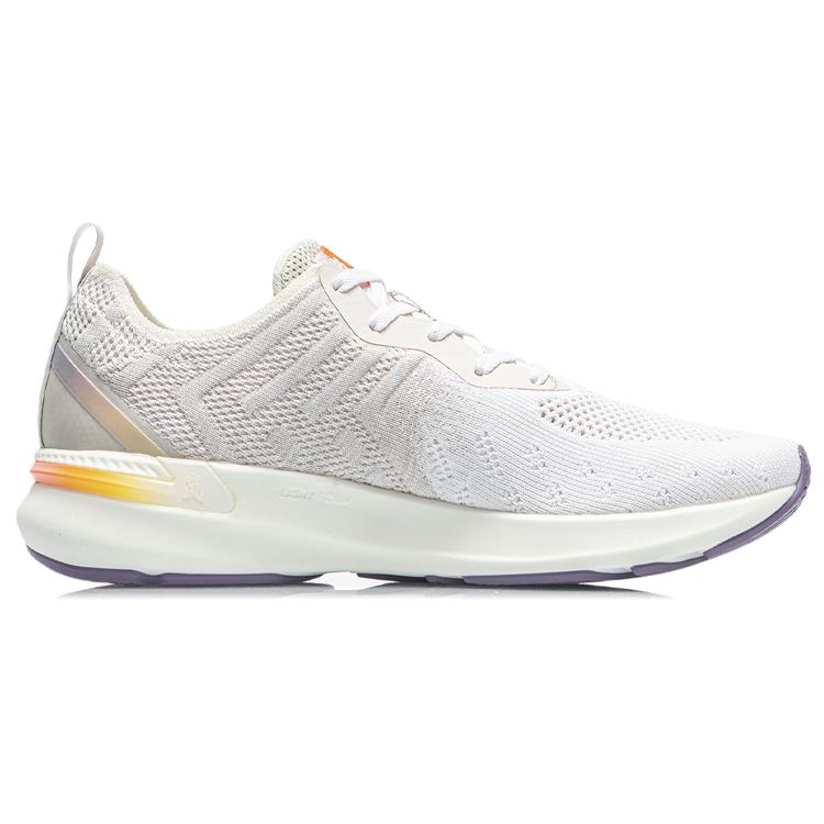 Li Ning Lan One Piece Woven Shock Absorbing Non-Slip Wear-Resistant Lightweight Breathable Rebound Low-Top Running Shoes Women Running Shoes ARHR132-3