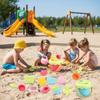 Eltern-Kind Blumentopf Pflanzset mit Eimer Sommer Strandspielzeug Strand Sandspielzeug Outdoor