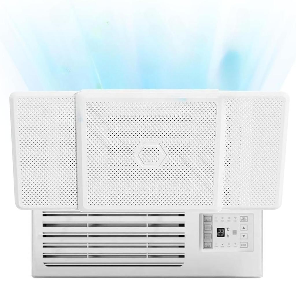 Adjustable Air Conditioner Air Deflector Prevent Blowing Window Air Conditioner Windshield Easy Installation Deflector