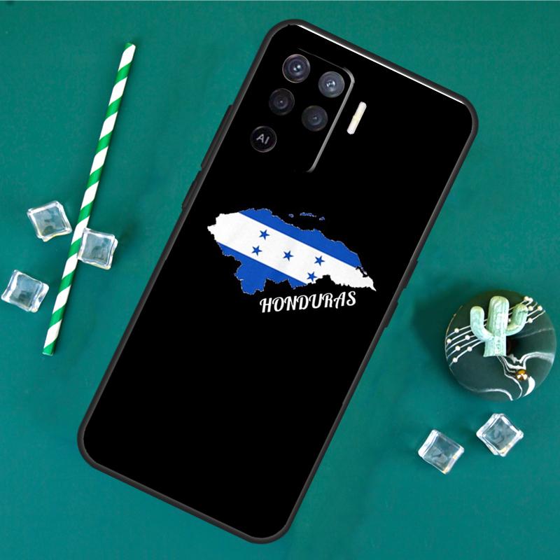 Honduras Flag Phone Case For Oppo A18 A38 A58 A78 A98 A40 A60 A80 A91 A15 A17 A74 A94 A54 A57S A16 A76 A96