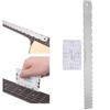 Notched Straight Edge Guitar Fret Chord Ruler Luthier Measuring Tool Set