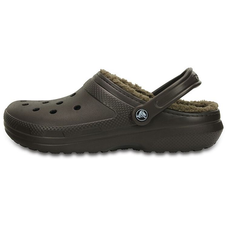 

Crocs Классические теплые хлопковые клоги Унисекс обувь Темно-коричневый 203591-23B 41-42