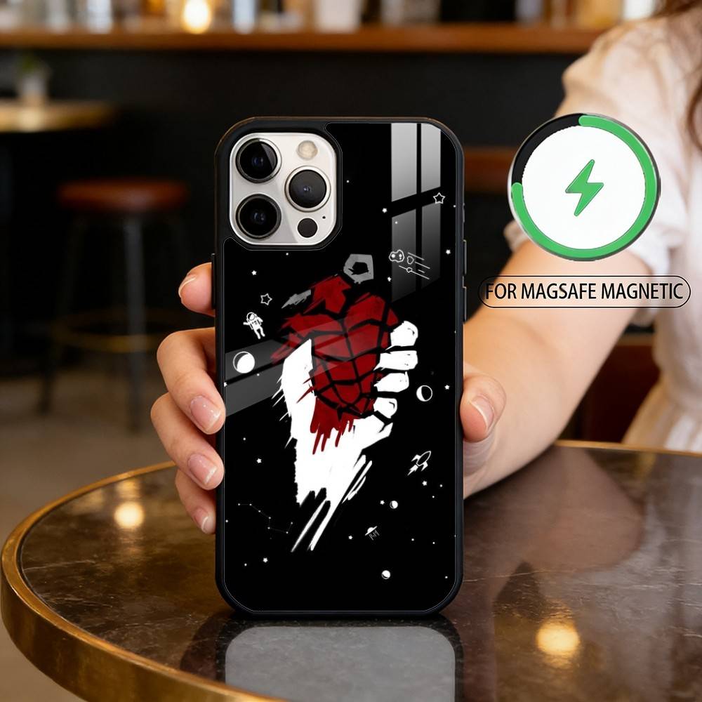 G-Green D-Day Band Phone Case For iPhone17,16,15,14,13,12,11 Plus,Pro Max Magnetic For Magsafe Wireless Charging