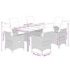 VidaXL 9-piece Garden Dining Set Cushions Black Wicker, Outdoor Dining Set, Furniture of 3276686