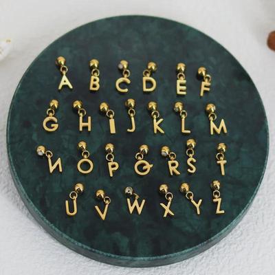 DIY Letter Necklace: 26 English Letter Pendant, Pull-Out Chain, Personalized Single Pendant Accessories