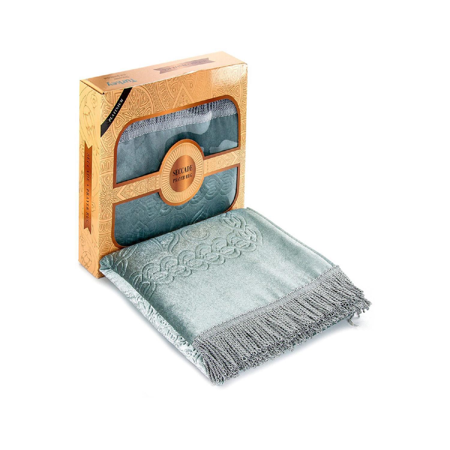 

Dowry Boxed Lined Sponge Gift Thick Velvet Prayer Rug Blue розовый