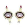 2Pcs 25.4Mm Tweeters Voice Coil Round Speaker Treble Coil Horn Titanium Film Copper Clad Alumium Diaphragm Repair Parts
