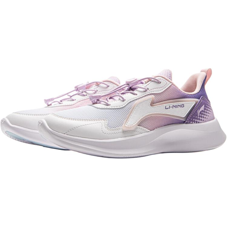 Li Ning Kids Sports Lifestyle Series Comfortable Shock Absorbing Durable Low Top Casual Shoes Kids sneaker YKCV224-2