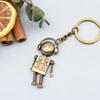 Vintage Musician Bronze Keychain Hip Hop Metal Pendant