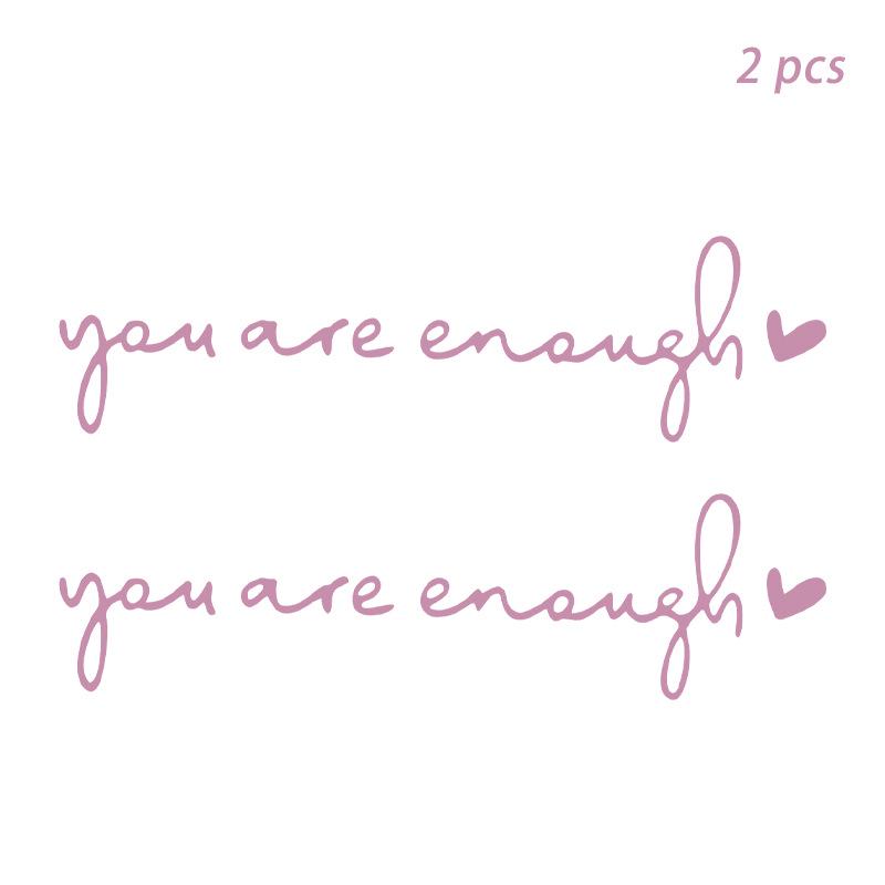 

Декоративные наклейки для зеркал, чашек и блокнотов, дающие силы 10cm x 3cm, 2-piece set