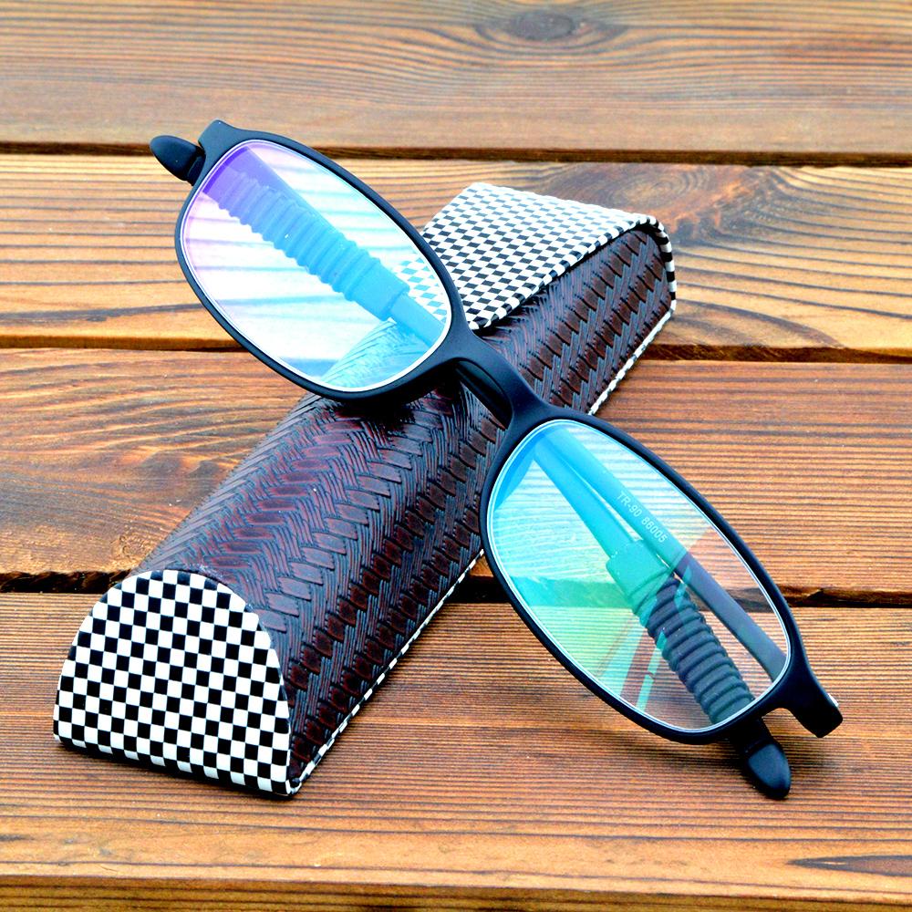 

Lightweight And Tough Frame Full-Rim Ultra Narrow Spectacles Multi-Coated Lenses Fashion Reading Glasses +0.75 To +4 +3.0