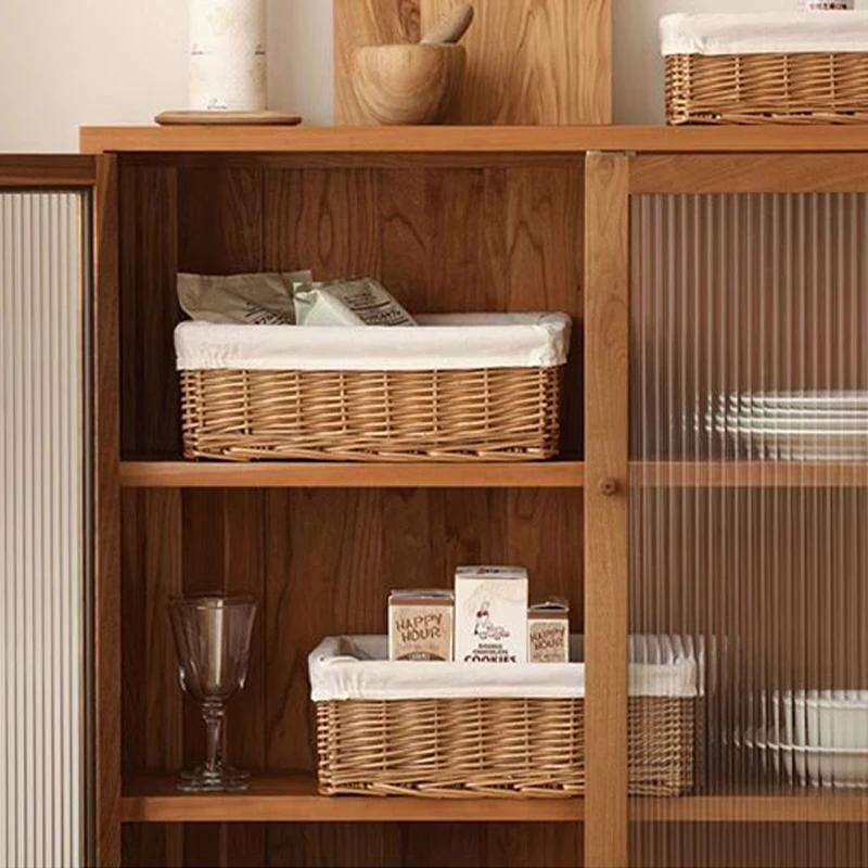 Storage Basket Sundries Organization Cosmetics Snack Storage Box  Desktop Decorative Container Home Organizer Supplies