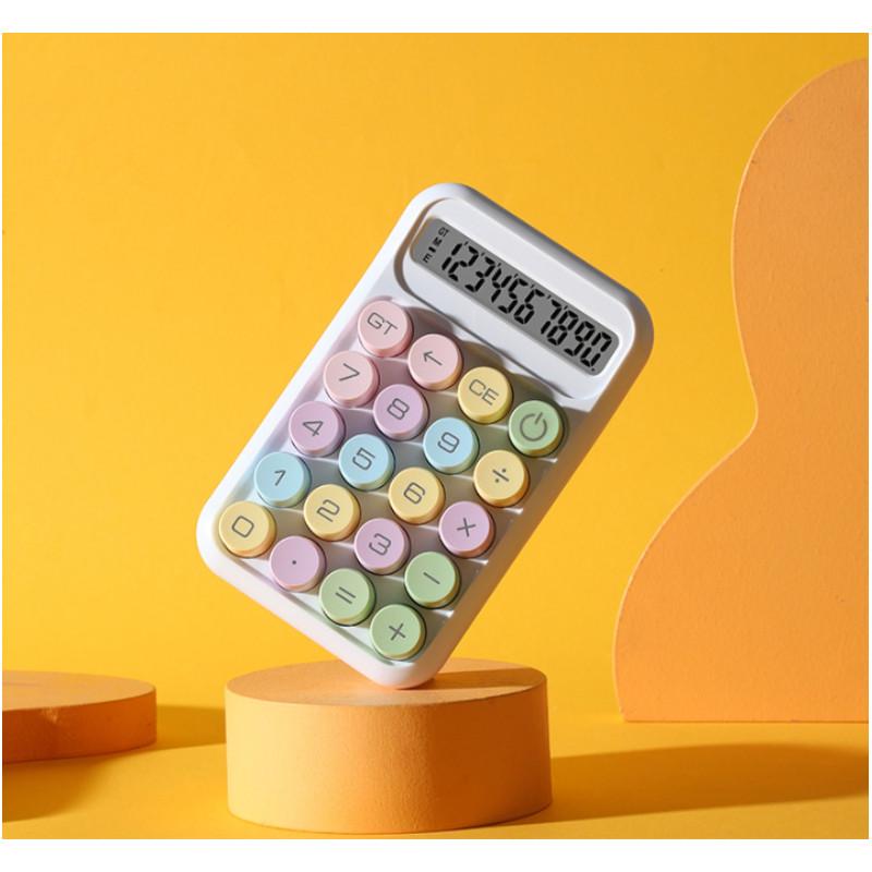 

Калькулятор Студенческий Научный Цветной Электронный Канцелярский Офисный Инструмент для Тестов белый