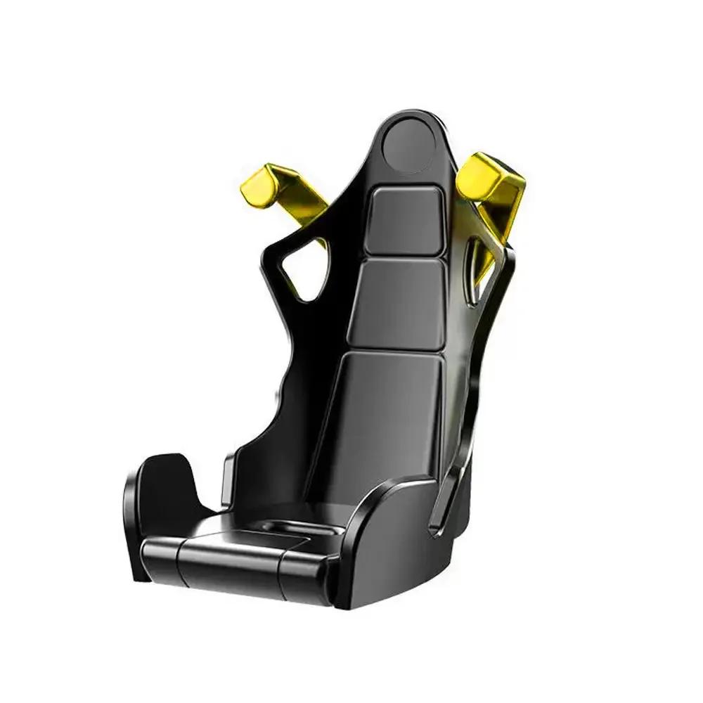 

Дизайн гоночного сиденья Автомобильный держатель для телефона Крепление Подставка Присоска Смартфон Мобильный Сотовый Поддержка в Автомобиле Кронштейн для Iphone Samsung Mi жёлтый