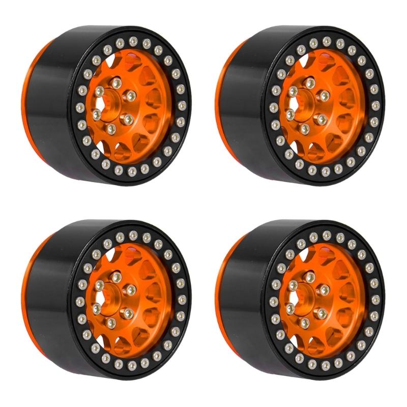 1.9’’ Beadlock Wheel Rims Remote Control Car Wheel Hubs 12Spokes Wheel Rims Upgrade Part for 1:10 SCX10