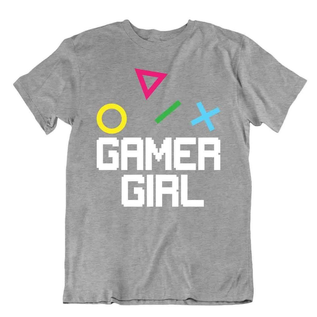 Gamer Girl Tshirt Casual Smart Tees Retro T Shirt