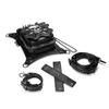 Halloween Punk Skeleton PU Outdoor Waist Bag for Women Multi-back Method Skull Chain Travel Bag New