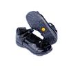 A pair of 2025 new bow student children's leather shoes exported to Africa black PU school shoes factory wholesale