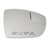 CM5Z17K707F Right Exterior View Wide Angle White Mirror Glass Passenger Side Fit for Ford Focus 2012-2014 2015 2016 2017 2018
