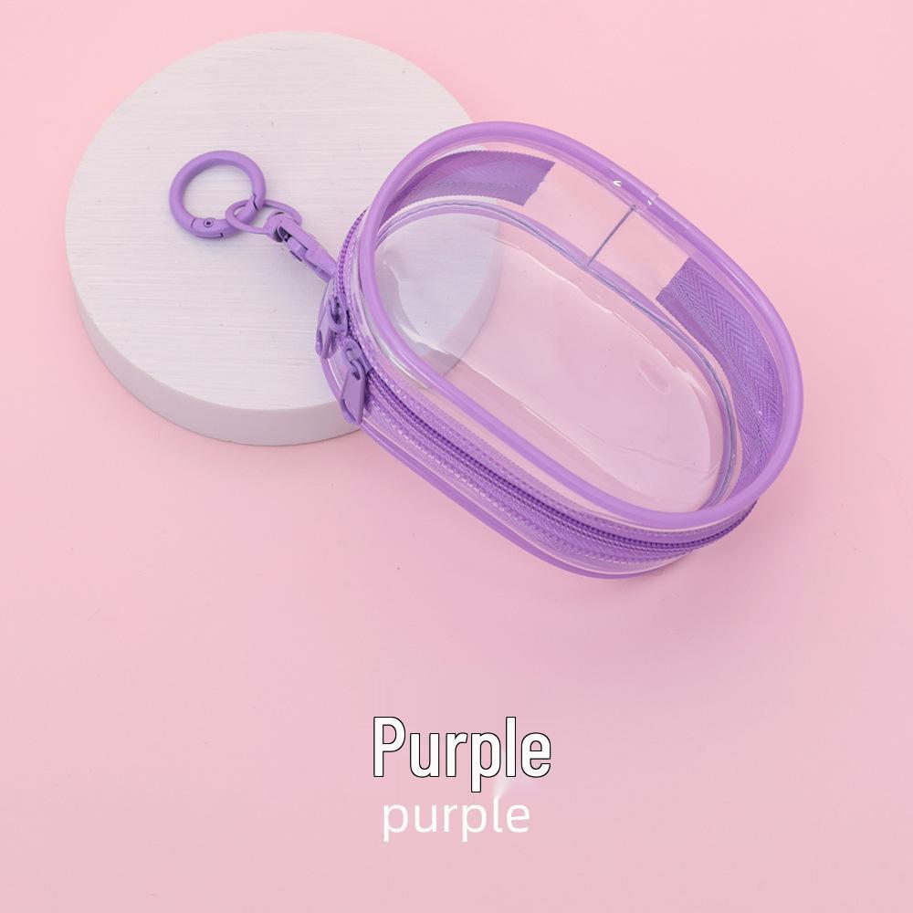 Transparent Cable & Earphone Organizer: Portable Mini Storage & Protective Case