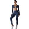 New Nude Quick Drying Yoga Suit Set, Tight Fitting High Waisted Antibacterial Pants, Running Sports Fitness Two-Piece Set For Women