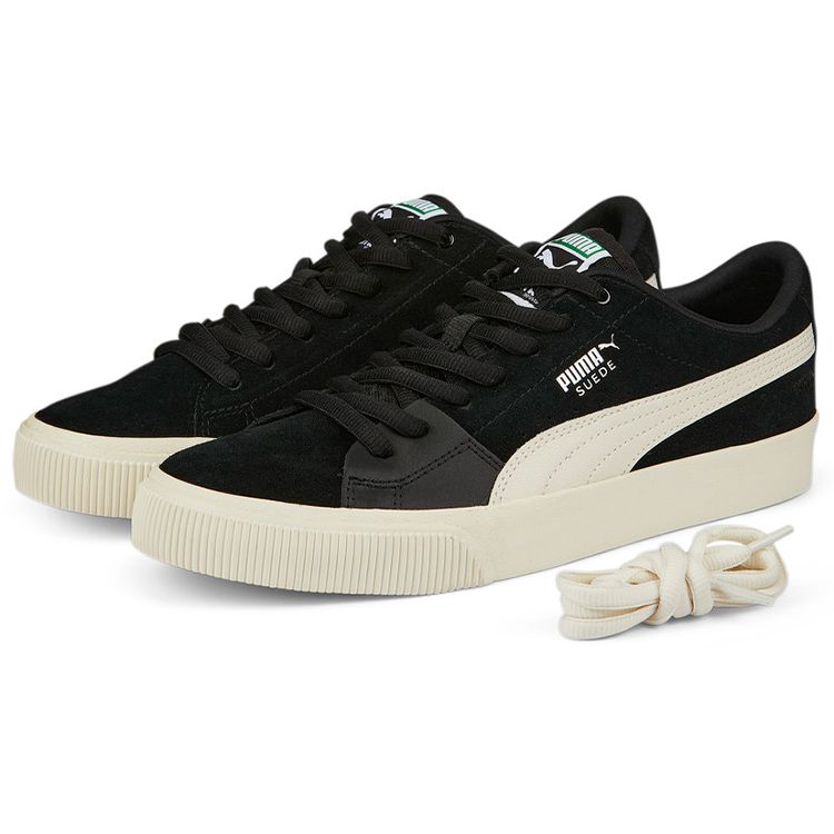 Puma Suede Skate Nitro OG Black Whisper White Unisex Sneakers 386600-01