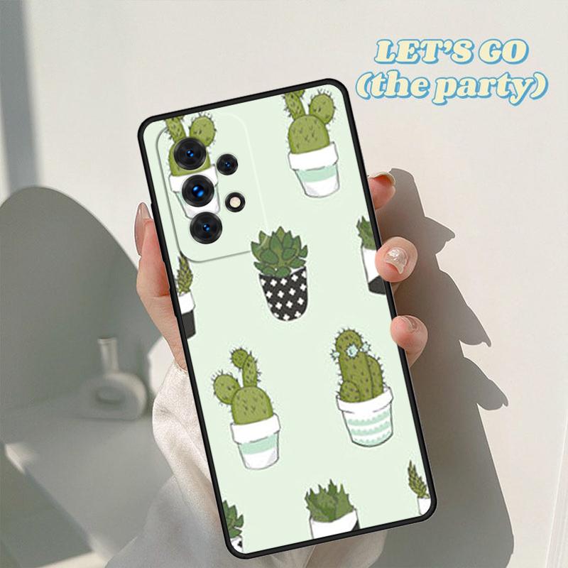 Cactus Plants Succulents phone case For Samsung Galaxy A42 A31 A40 A51 A71 A32 A80 A91 A52 A72 A20e A21S A50 A70 A11 A12 Cover