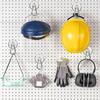 1/6Pcs Strong Magnetic Hooks with Swivel Carabiner Hook for Hanging Toolbox Grill Cabins Kitchen Refrigerator Hanger Supplies