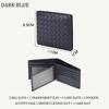 High-end woven wallet generation RFID medium and long loose-leaf wallet leather black hand bag
