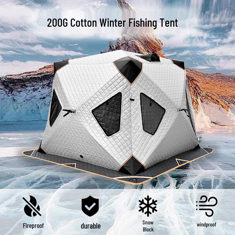 ZISIZ Automatic Quick-Open Winter Fishing & Camping Tent