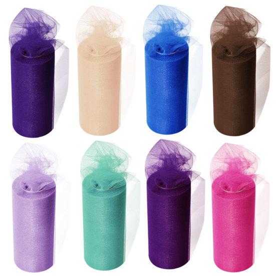 22m elastická tylová síťovaná sukně ubrus ubrus