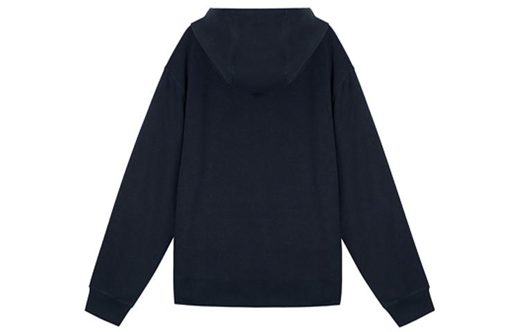 New Balance Sweatshirts Unisex Navy Blue Hooded Moderate AMT11550-ECL
