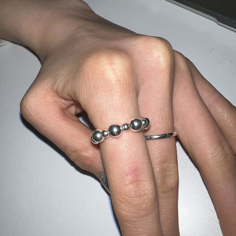 mosxe [925silver] Bong bong ring (handmade)
