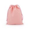 Eco-friendly White Cotton Drawstring Pouch - Custom Canvas Storage Bag