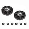 2PCS Aluminium Alloy Bicycle Front Fork Cap Compact Easy To Install Bike Air Valve Top Cap with Washer Lightweight