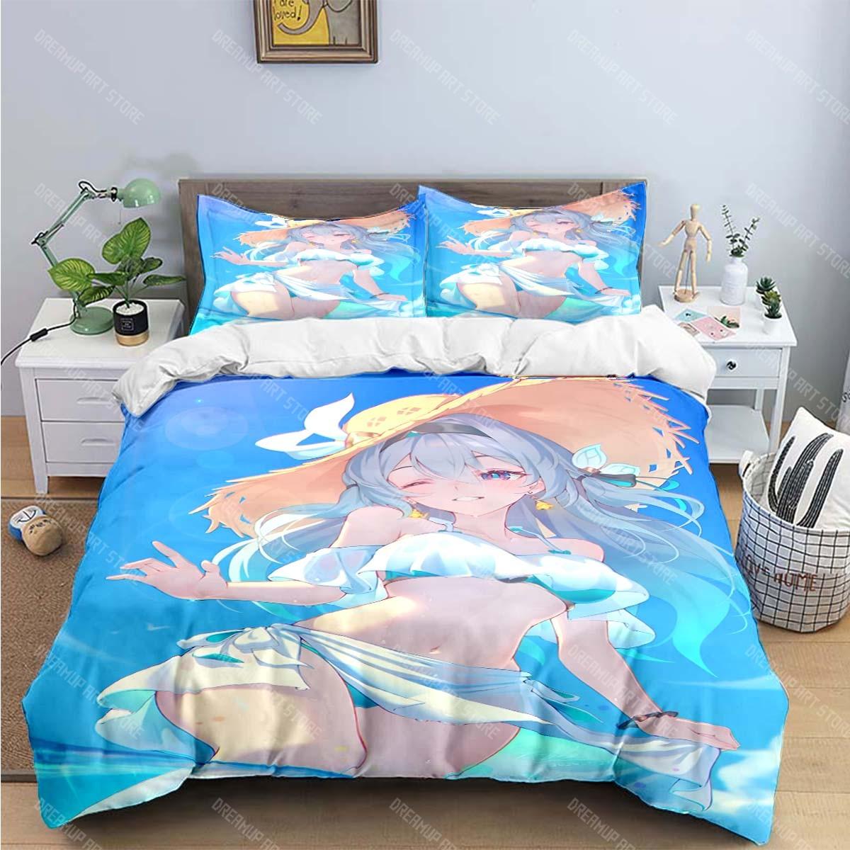 

Модные Сексуальные Аниме Принт Комплекты Постельного Белья Постельные Принадлежности Комплект Пододеяльник Комплект Одеяла Комплект Постельного Белья Подарок для Взрослых EU Single 90x200cm