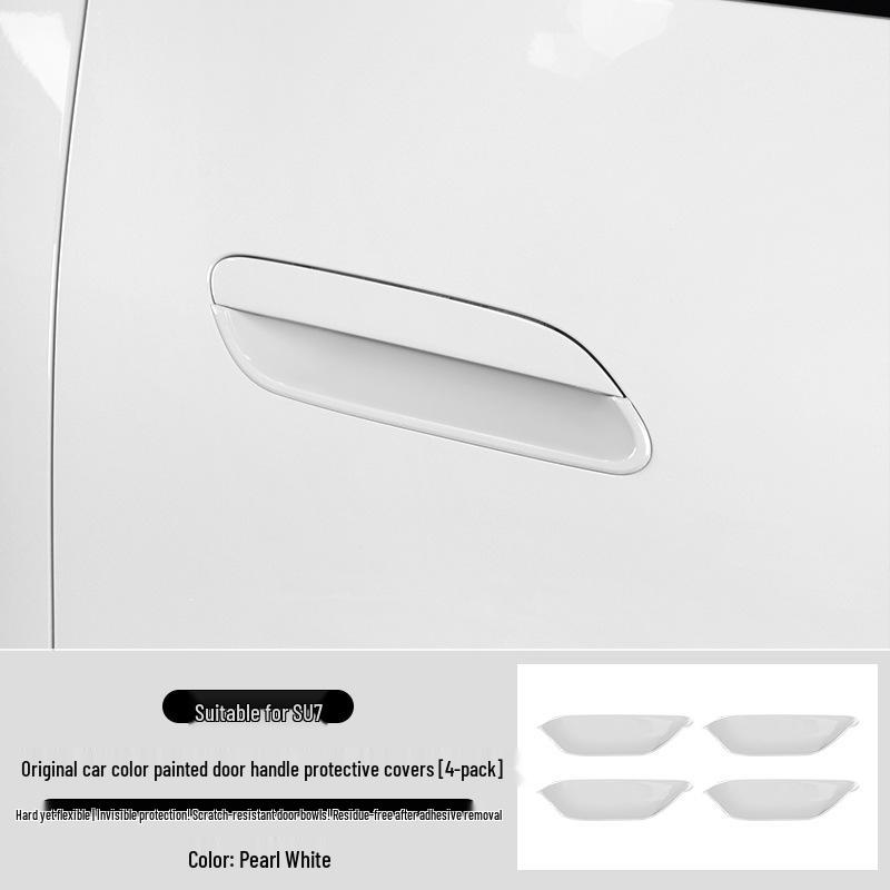 Xiaomi SU7 Autotürgriff Schutzabdeckung - Originalfarbe Lackiert, Schalen Griffschutz, Dekorative Modifikations Teile