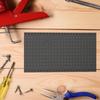 Set of 2 Rusts Resistant Metal Pegboard Wall Panels With Pre Drilled Holes For Wall Mounted Tool Accessories Organizers